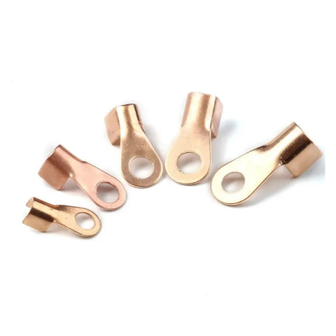 Dope Heavy Duty Open Ring Type Copper Cable Wire Terminal Lugs Kit With 70 Pieces Including Assorted 10 20 30 40 And 50 Amps Non Insulated Connectors For Serious Electric Wiring Jobs That Need Reliable Power Today, copper ring lugs