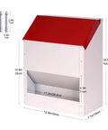 Heavy Duty Galvanized Wall Mount Chicken Feeder designed to kickstart your flock with a secure tilt lid and weatherproof design.