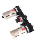 Pro Grade BC Series FRL Combination Air Preparation Unit With Filter Regulator Lubricator Source Treatment One Color