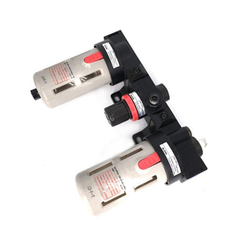 Pro Grade BC Series FRL Combination Air Preparation Unit With Filter Regulator Lubricator Source Treatment One Color