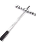 Telescoping 23 Inch Universal Lug Wrench 4 Way Tire Iron Nut Wrench Set with black grip handle