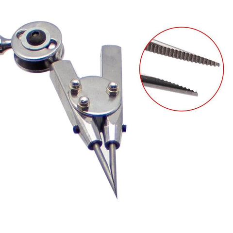 Universal Welding Fixture With Third Hand Soldering Station Jewelry Clamp And Double Head Weld Jig Rebound Tweezers close-up view