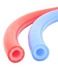 Red and blue Food Grade Silicone Hose Tube For High Temperature Use One Meter Length ID Six To Twenty Five Mm Double Layer Insulated