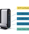 Reliable 17 In 1 USB C Hub Runs Like Clockwork With Zero Mess Plug In Setup rock solid 5Gbps speeds, aluminum hub with multiple ports.