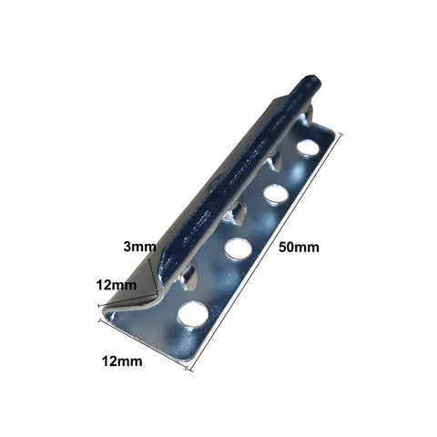 Must Have Pro Grade Webbing Clip Repair Kit For Upholstery Chairs And Sofas 50mm By 13mm Metal End Clip Close-up