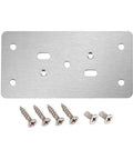 All-In-One Stainless Steel Cabinet Hinge Repair Kit With Side Panel Brackets And Mounting Screws For Furniture Door Cup Base Replacement