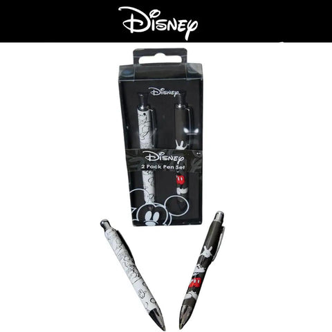 Mickey Mouse Pen Set 2 Pack Click Pens For School, Journaling, And Everyday Note Taking, Totally Cute Cartoon Pens For Kids And Adults