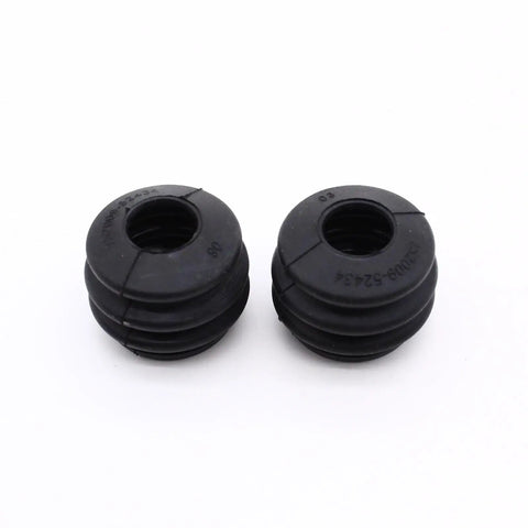 Get Your Car Braking Like A Boss With These Premium Front Brake Caliper Slider Pins Guide Bolts For Easy Install And Smooth Sliding Action Made From Tough Metal And Rubber. Pair of black rubber brake caliper slider pin boots
