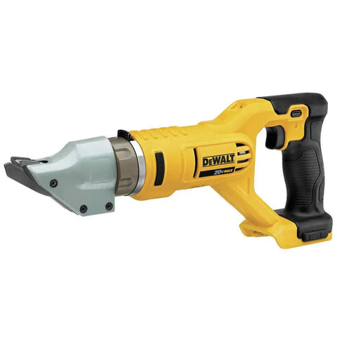 20V Max Cordless Metal Shear Cutter With 360 Degree Pivoting Head Bare Tool LED Work Light That Slays Tight Quarters And Cuts Seven Thirty Second Inch Strips Model DCS494B
