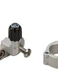 Thumbies Shifter Mounts for 22.2mm bars Shimano compatible CNC machined 6061 aluminum silver finish lightweight MTB gear