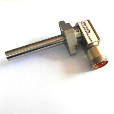 Allen-Bradley proximity switch kit for waterjet pump with metal shaft, mounting flange and threaded connector