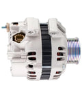 Side view of 90 Amp Alternator Replacement For Honda CR V 2002 2006 And Acura RSX Base Type S Replaces Mitsubishi Unit