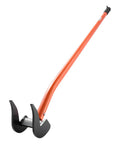 Heavy Duty Pallet Breaker With 50 Inch Carbon Steel Pry Bar Wrecking Tool For Decking 2000 Lb Capacity Multi Purpose Board Removal Tool For Renovations Fast Lift And Pry For Easy Deck Board Removal, orange handle