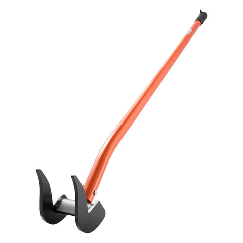 Heavy Duty Pallet Breaker With 50 Inch Carbon Steel Pry Bar Wrecking Tool For Decking 2000 Lb Capacity Multi Purpose Board Removal Tool For Renovations Fast Lift And Pry For Easy Deck Board Removal, orange handle
