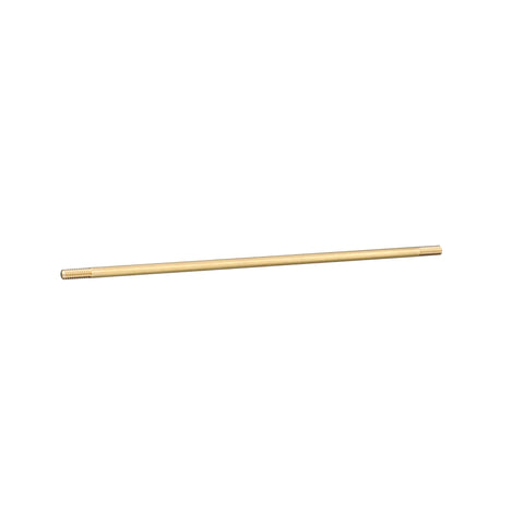 Brass float valve stem, 12-inch long, dual 5/16-18 NPT threaded ends