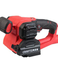 Heavy Duty 110V 4 Amp All Purpose Sander Grinder Buff Polisher With Pistol Grip for one hand control, red and black design