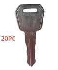 20 Piece Switch Key Set 1115 500016 00 Replacement Keys For Electric Pallet Jacks And Forklifts E30 EZ30 And EP Equipment Models JX1 JX2 EPT20 15ET 18EA ES10 10ES 10MM 22DM 22MM Easy Install Durable Construction For Heavy Duty Warehouse Use.