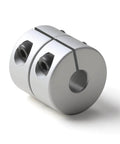 5mm To 5mm Shaft Coupling For CNC Machines And 3D Printers, 25mm Length, 20mm Diameter, Aluminum Alloy, Anodized Finish
