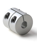 6.35Mm To 8Mm Shaft Coupling For 3D Printer And CNC Router, 25Mm Length, 20Mm Diameter, Aluminum Alloy Heavy Duty Coupler With Rock Solid Torque, 6061 T6 Aluminum, Anodized Finish For Smooth, Durable Motor Encoder Linkage