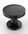 2 Pack Slick Oil Rubbed Bronze Cabinet Knobs For Kitchen Cabinets And Bathroom Vanities Top Notch Solid Metal Handles with a smooth finish.