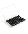 Top Shelf 5/16 X 1 Inch Socket Head Cap Screws 20 Pack in a transparent case, black oxide 304 stainless steel bolts.
