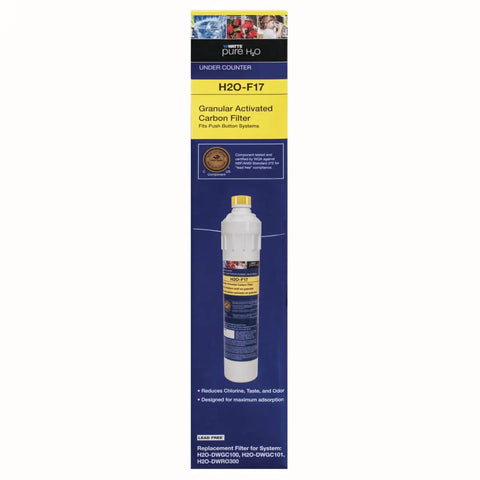 Packaging of GAC Carbon Filter Replacement for Under Counter Water Filtration Systems H2ODWGC100 H2ODWGC101 H2ODWRO300