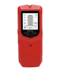 Thonlai 7 in 1 Stud Finder Wall Scanner with LCD Display Adjustable Depth in red with screen showing depth readings.