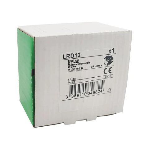 Box of LRD12 Thermal Overload Relay 5.5 To 8 A For LC1D Contactors 09 12 18 25 32 38 Drop In Fit Class 10A IEC 60947 4 1 AC DC Ready