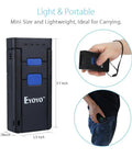 Pocket Size 1D Wireless Barcode Scanner With Bluetooth 3 In 1 2.4G And USB Wired Connectivity For iPhone Android Windows Mac Tablets Or Computers Portable Inventory Reader For Small Biz
