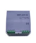 240W DIN Rail Power Supply 24V 10A Or 12V 20A Industrial SMPS Transformer With Precise Voltage Regulation For Beefy Rock Solid Control Panels Space Saving Compact Unit Rugged DIN Rail Mount Low Ripple Output front view, metal housing with terminal blocks