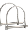 Two PTO locking pins, 1/4 in x 2-3/4 in, marine-grade 316 stainless steel shaft pins