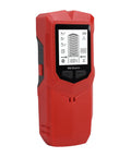 GOWENIC Stud Finder Wall Scanner LCD Display for Wood Metal Wires, red handheld device with digital interface.