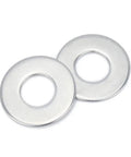 Stainless Steel Flat Washer Set M2.5 to M16 Assortment Kit With Oversize Washers for Equipment Assembly and Mechanical Connections Gap Filling and Precise Fits Built Tough, two washers