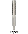 Taper tap from Half Inch 1/2-13 UNC Hand Tap Set Right Hand 3 Piece Threading Tap Kit For Metalworking Durable Alloy Tool Steel