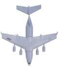 Top view of C-17 RC Airplane With 2.4GHz 2CH Remote Military Transport Aircraft 373mm Wingspan EPP Foam Fixed Wing Plane Easy To Fly