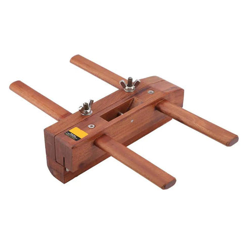 Badass Double Handle Hand Plane Built From Solid Rosewood And Fitted With A Razor Sharp Steel Blade, showing detailed design.