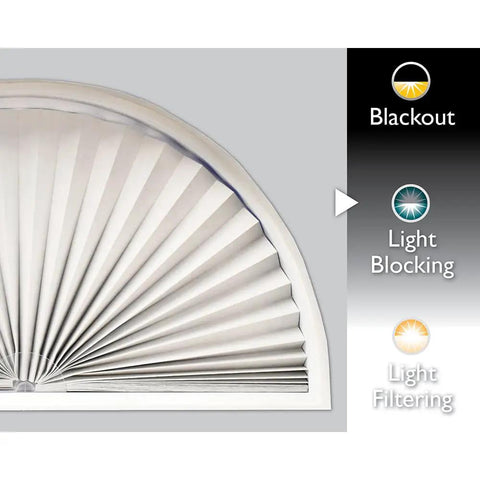 Tool Free Install Arch Light Filtering Pleated Shade White 72 Inch Wide 36 Inch High No Tools Needed Easy Peel And Stick Privacy