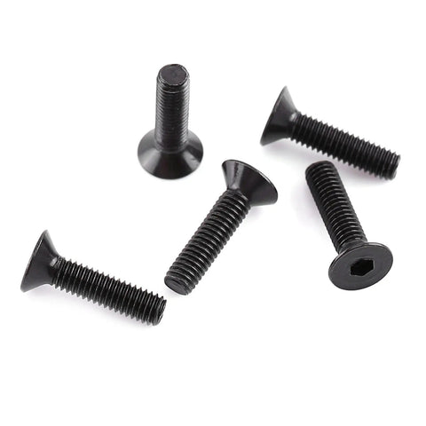 M3 Hex Socket Screws And Nuts Kit, Alloy Steel 250PCS Assorted Bolts Set, M3 X 6mm 8mm 10mm 12mm 16mm 20mm, Flat Head, Perfect For DIY 3D Printing, Sheet Metal, Woodworking And Home Repairs. Black flat-head M3 hex socket screws