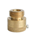 3/4 Inch Brass Vacuum Breaker Valve For Hose Bib Backflow Prevention Heavy Duty Anti Siphon Keeps Your Drinking Water Safe