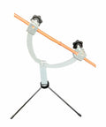 No-Fuss One Person Copper Pipe Welding Bracket Kit For HVAC Repair With Anti-Shake Design showing copper pipe secured in bracket.
