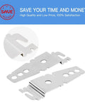 4 Pack Undercounter Dishwasher Upper Mounting Brackets With Screws Replaces WP8269145 AP3039168 PS393134 Durable Kit