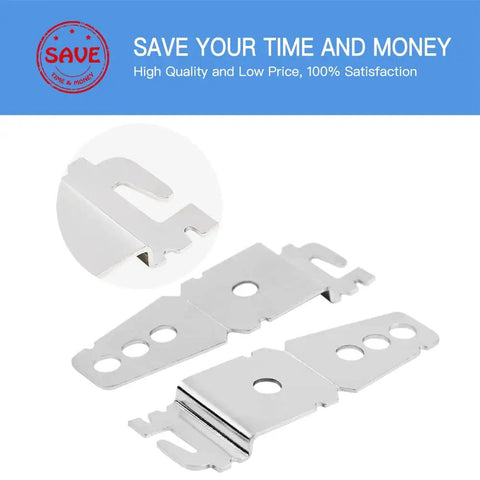 4 Pack Undercounter Dishwasher Upper Mounting Brackets With Screws Replaces WP8269145 AP3039168 PS393134 Durable Kit