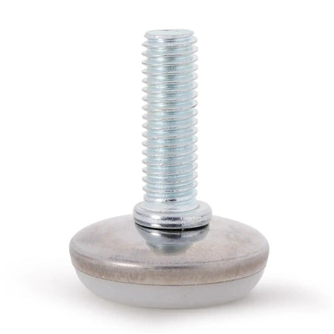 Heavy Duty M8 Threaded Furniture Levelers 10 Pcs Height Adjustable Great Glide Feet For Chairs Desks Cabinets Rust Resistant Easy Leveling