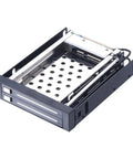 Premium Dual Bay 2.5 Inch SATA HDD and SSD Caddy featuring slick push pull bars for frictionless hot swap