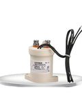 Heavy Duty 12V 24V 36V 48V 72V Dc Ac Contactor Power Relay Switch For Ev Chargers Built Tough With Pure Copper Coils And Silver Alloy Contacts, 100A rating, wiring attached.