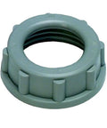 2 Pack 3/4 Inch Rigid Plastic Insulating Bushing For Conduit And IMC Ends Built Tough Flame Retardant Thermoplastic 105 Degree Celsius Rated CULus Listed Durable End Cap For Electrical Installations, gray