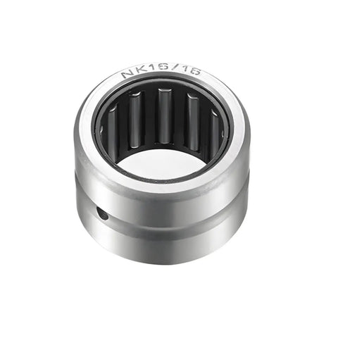 Top Tier Needle Roller Bearings Without Inner Ring Pre Lubricated for Slick Operation NK16/16, heavy duty, smooth spin.