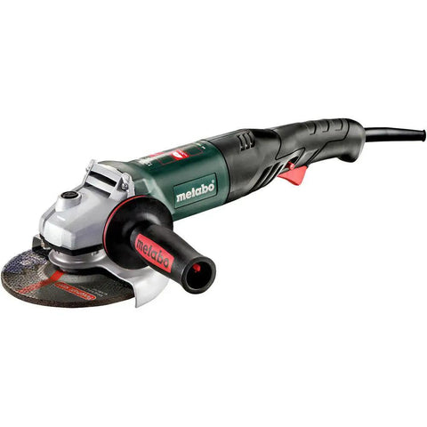 Six Inch Angle Grinder With 9600 RPM And 13.2 Amp, Electronic Speed Control, AC DC, Lock-On Slide Switch and Rat Tail Cord
