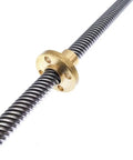 Durable T8 Lead Screw Kit For DIY 3D Printers With Copper Nut 1000mm Stainless Steel 8mm Diameter Pitch 1mm And 2mm Lead Options