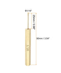 Rock Solid Brass Pin Punch 1 16 Inch Non Marring Drive Alignment Tool For Precision Watch Repair Automotive Engine And Jewelry Craft Work That Gets The Job Done Right Every Single Time showing dimensions 1/16 inch diameter and 90mm length.
